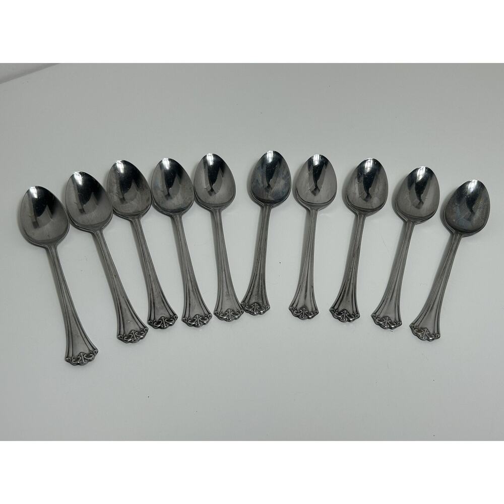 L'AMOUR By Reed & Barton Stainless Oval Tea Spoon 2 Piece Set